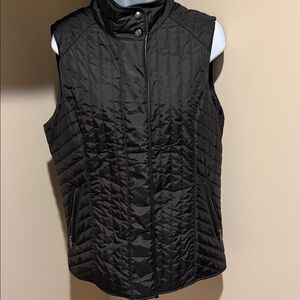 Banana Republic Black Quilted Vest